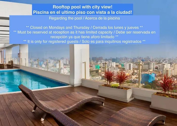 Alu Apartments - Limit With Miraflores Panoramic City View